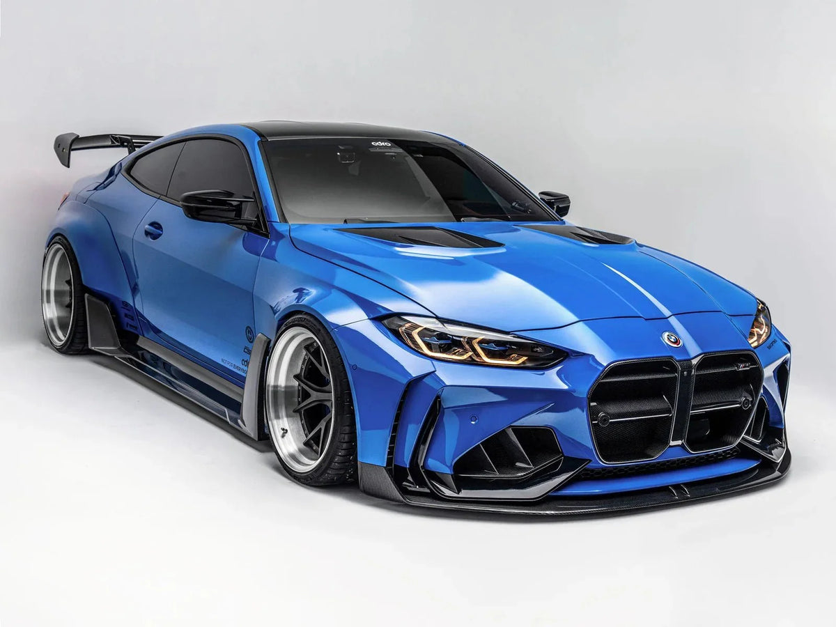 BMW M3 G80 G81 & M4 G82 G83 Dry Carbon Fibre Vented Front Bonnet by Adro (2021 on) | Forge Automotive