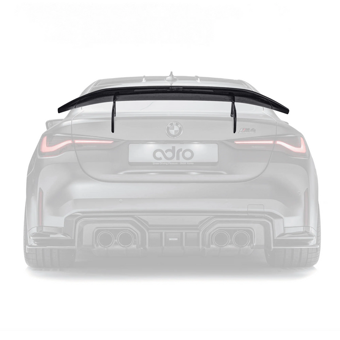 BMW M4 G82 Dry Carbon Fibre Swan Neck Rear Wing by Adro (2021 on) | Forge Automotive