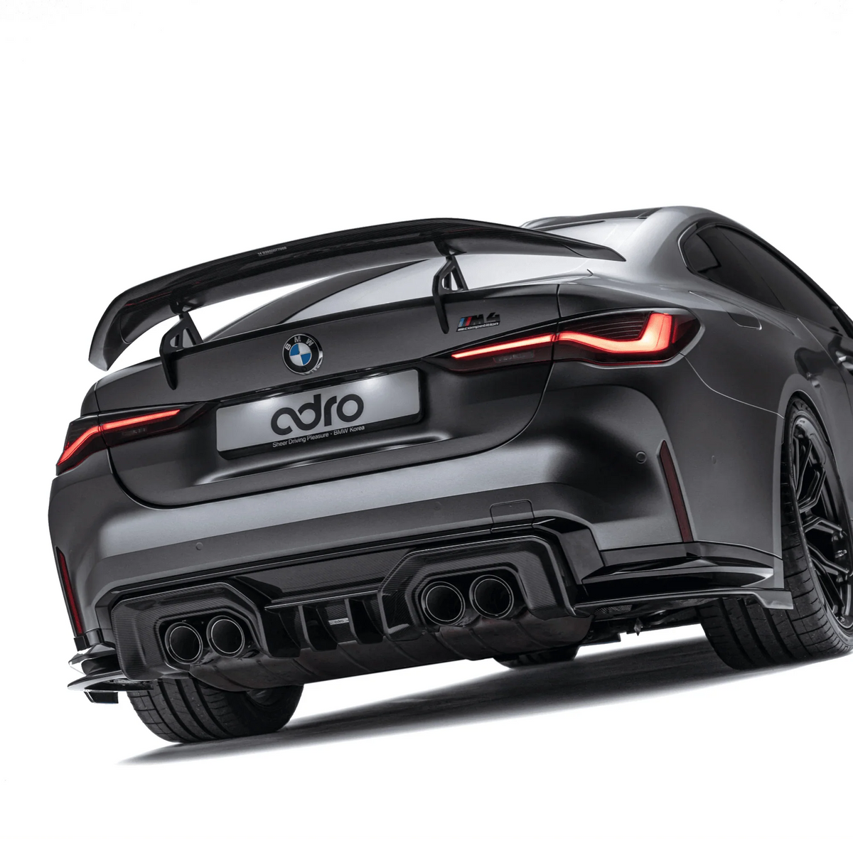 BMW M4 G82 Dry Carbon Fibre Swan Neck Rear Wing by Adro (2021 on) | Forge Automotive
