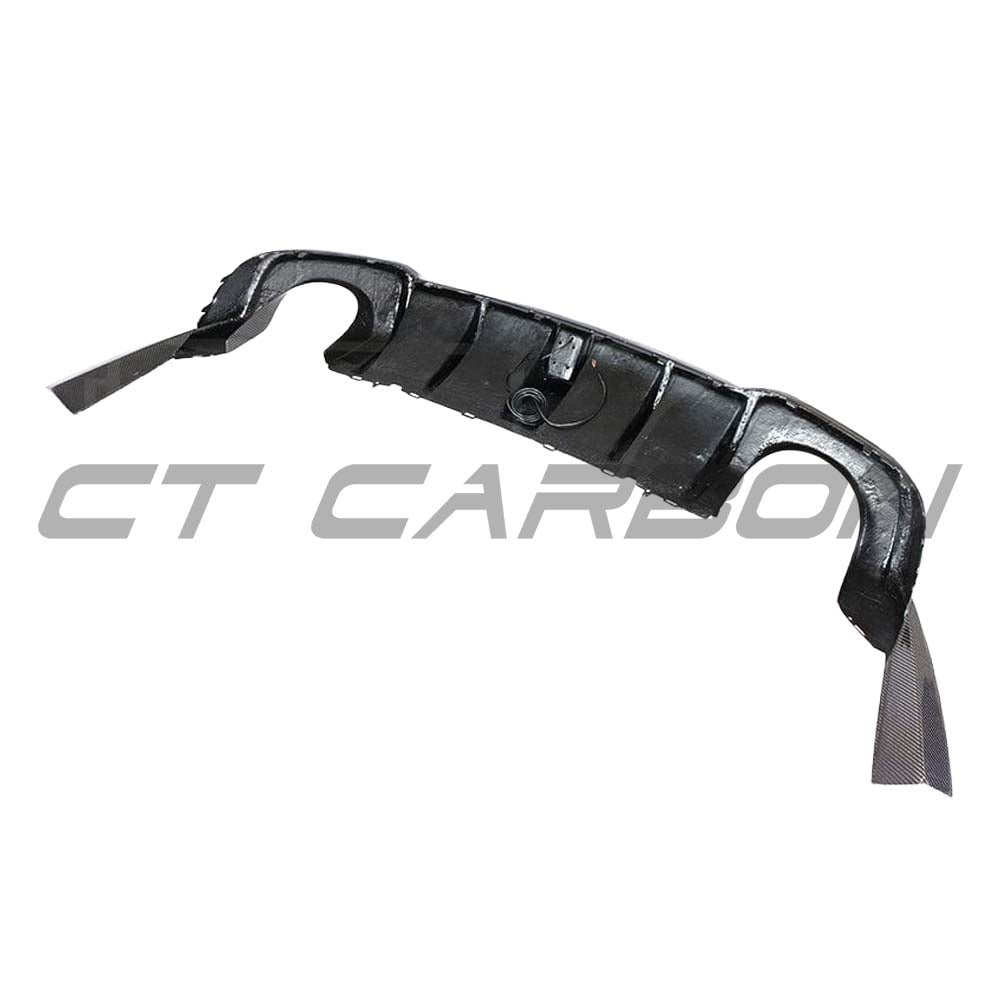 Audi RS3 8V Saloon Rear Carbon Diffuser With Dtm Light - view 22