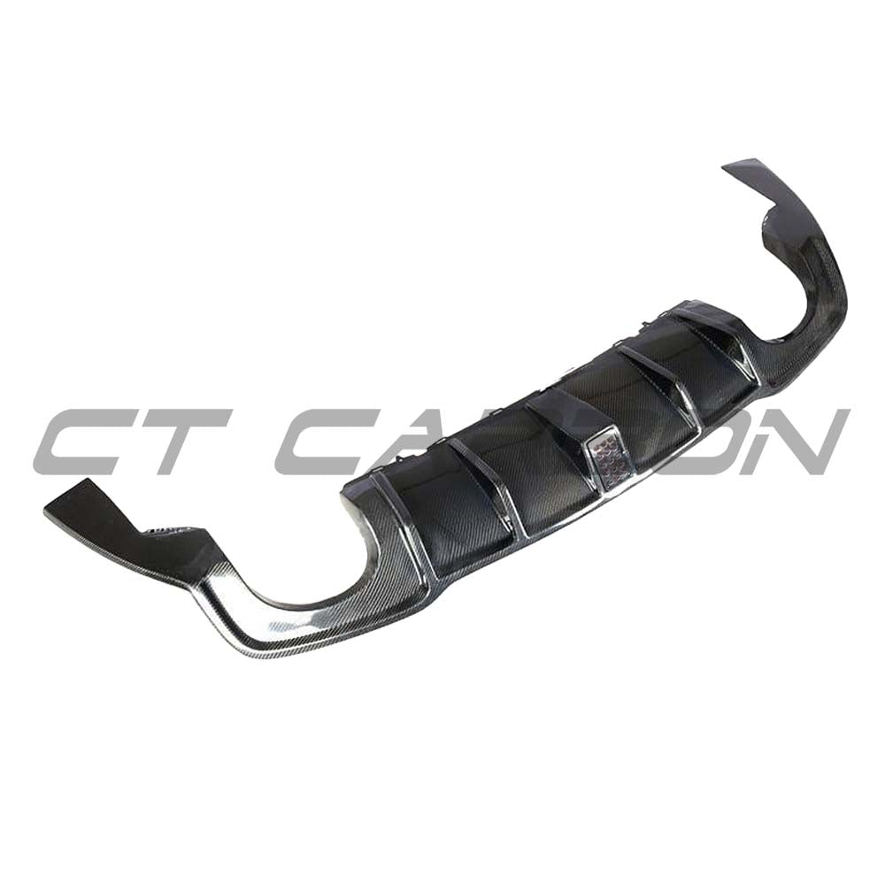 Audi RS3 8V Saloon Rear Carbon Diffuser With Dtm Light - view 16