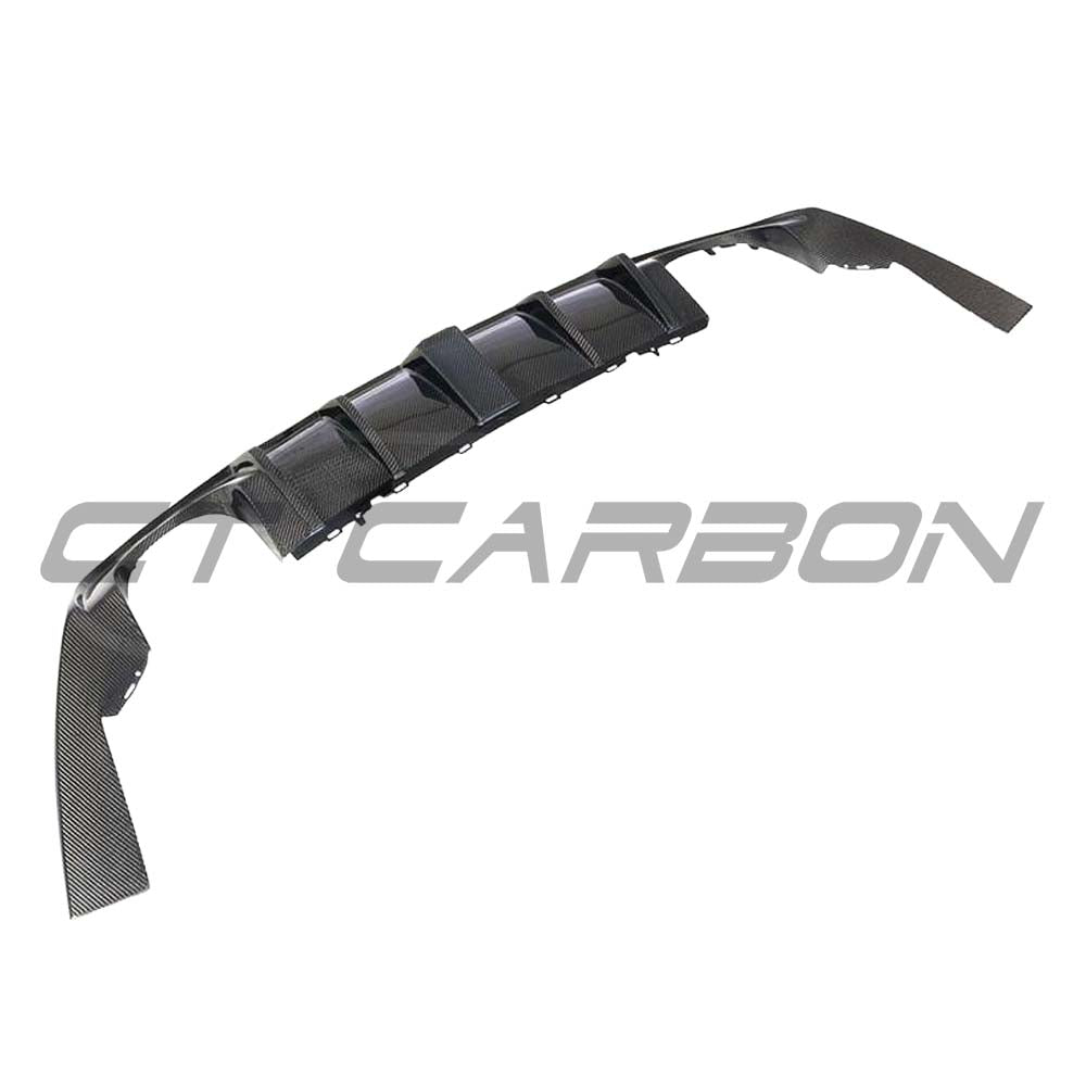 Audi RS3 8V Saloon Rear Carbon Diffuser With Dtm Light - view 19