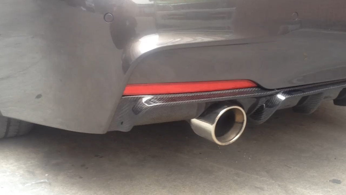 BMW F30/F31 3 Series 2011-2019 Carbon Fibre Diffuser - V2 - view 3