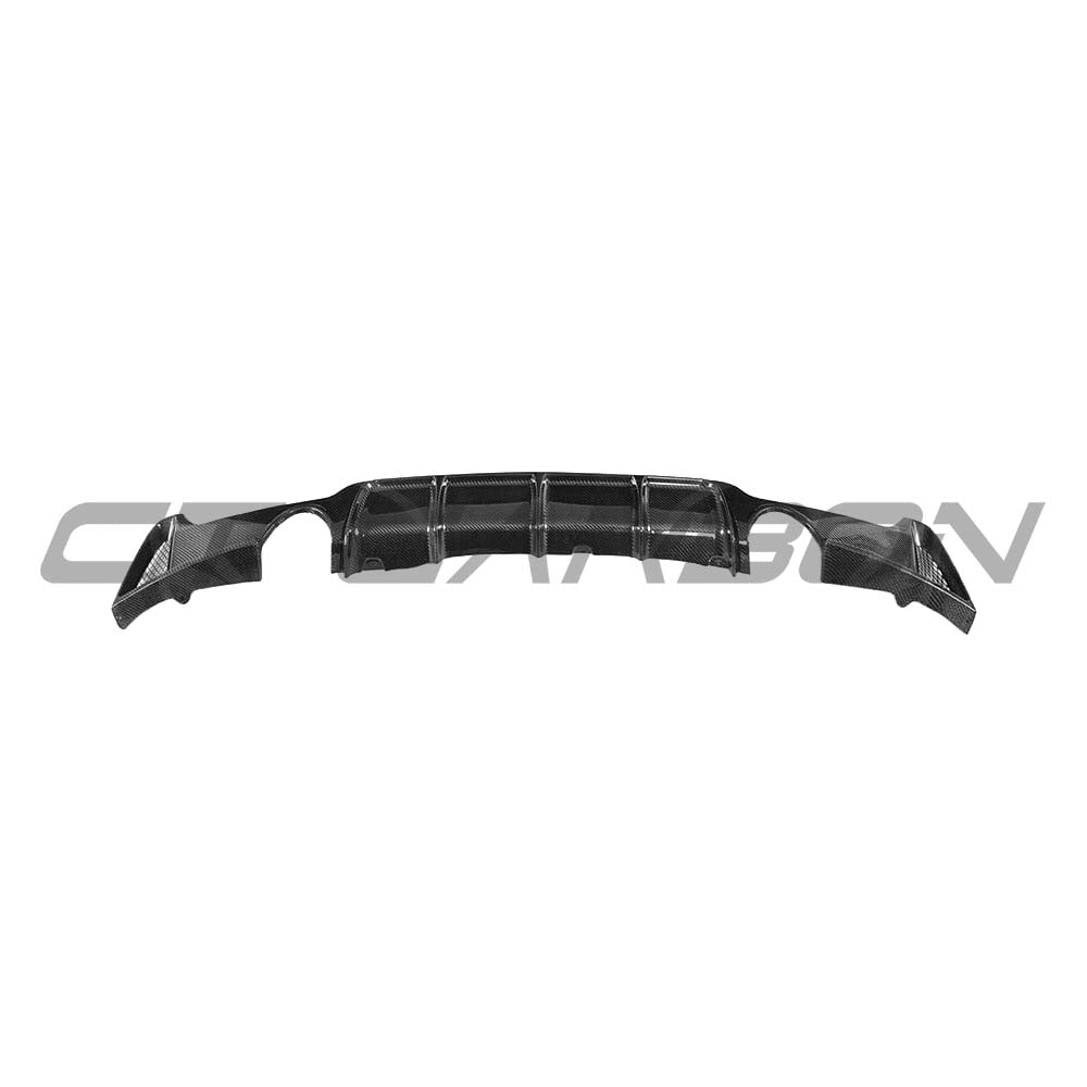 BMW F32, F33 & F36 4 Series 2013-2017 Carbon Fibre Diffuser - Dual Exhaust - V1 - view 3