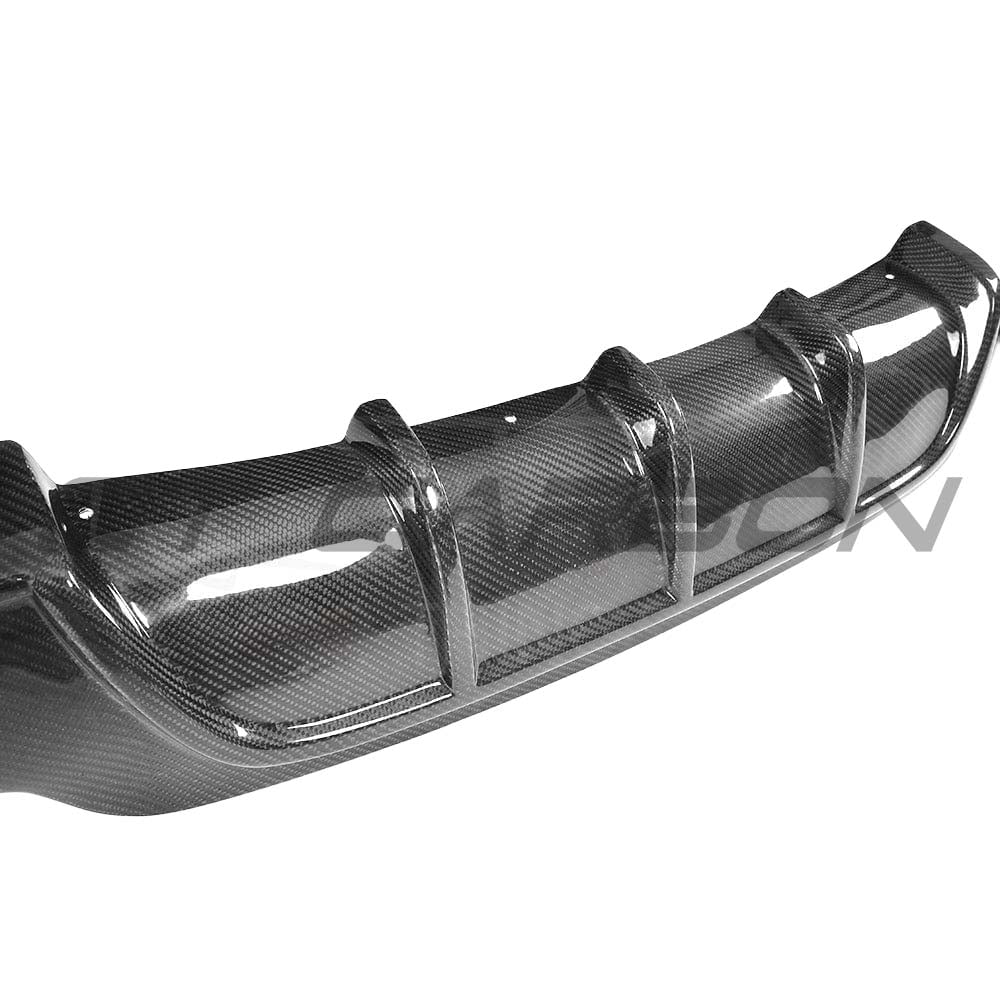 BMW F32, F33 & F36 4 Series Carbon Fibre Diffuser - Twin Exhaust - V1 - view 9