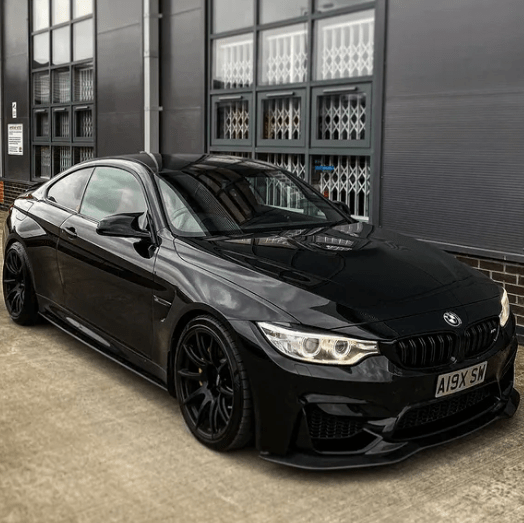 BMW M3/M4 (F80 F82 F83) 2014-2020 Carbon Fibre Splitter - V8 - view 2