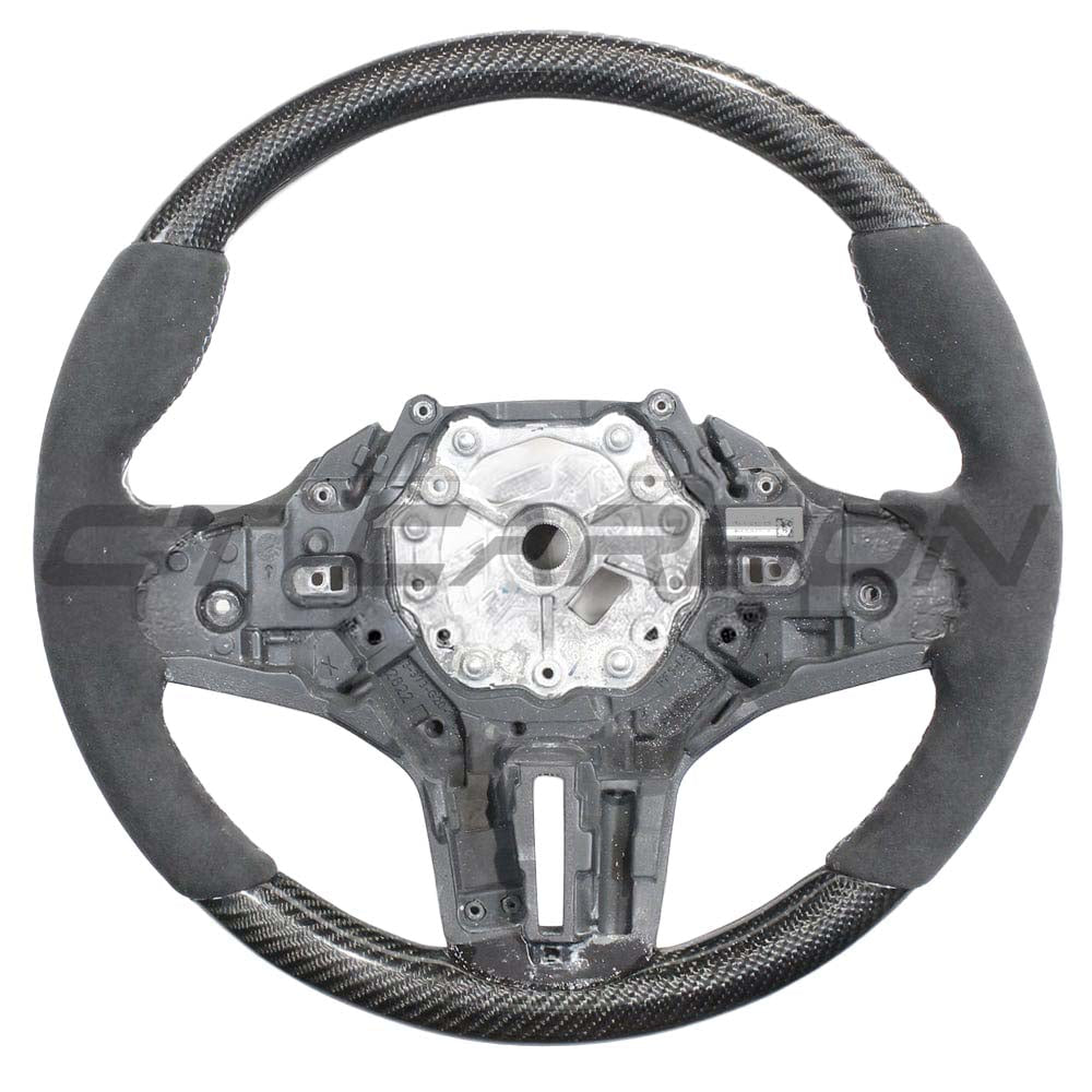 BMW Gxx Carbon Fibre / Alcantara Custom Steering Wheel - view 3