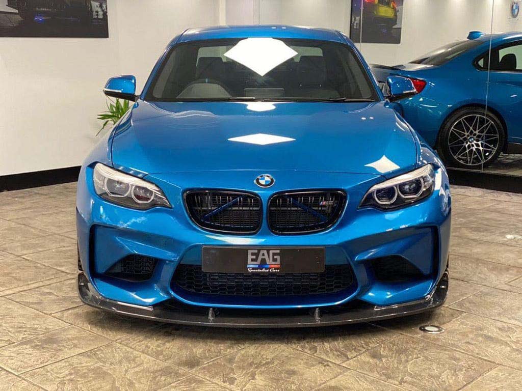 BMW M2 F87 N55(OG) 2015-2017 Carbon Fibre Splitter - V5 - view 3