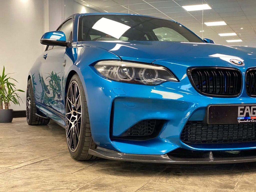 BMW M2 F87 N55(OG) 2015-2017 Carbon Fibre Splitter - V5 - view 6