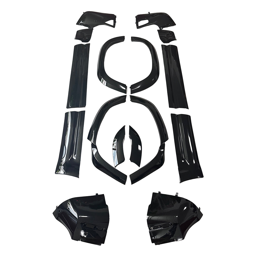 Land Rover Defender L663 110 Gloss Black Moulding Trim Pack