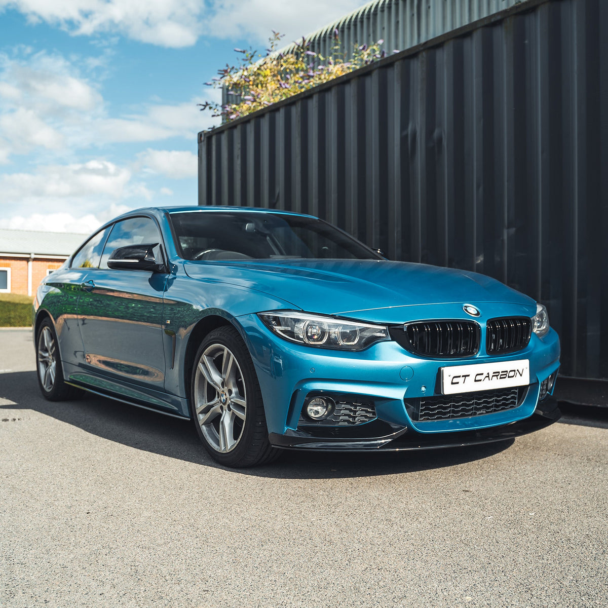 BMW 4 Series 2013-2020 F32 Gloss Black Full Kit (twin Exhaust) - V2 - view 2