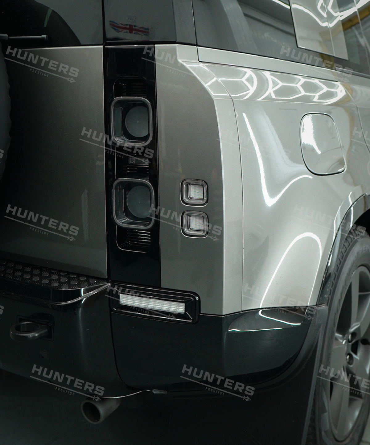 Defender L663 LR Genuine Smoked Rear Tail Lights (Pair) - view 5