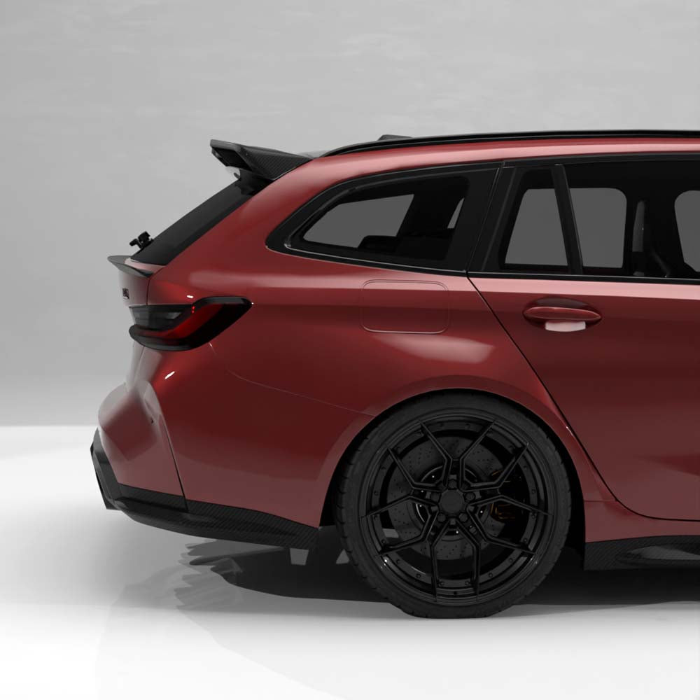 BMW G81 M3 & G21 3 Series Touring 2018+ Carbon Fibre Middle Spoiler - CT Design - view 3