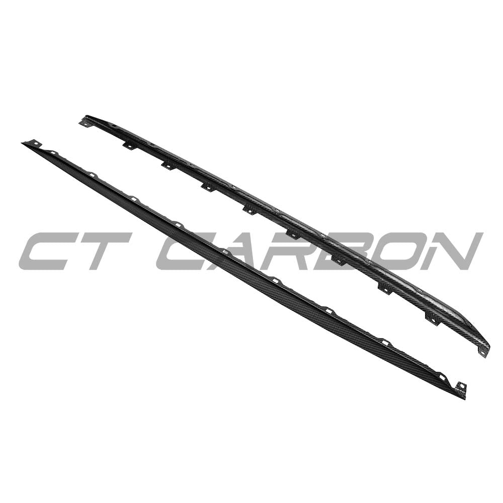 Audi RS3 8Y 2022+ Carbon Fibre Side Skirts - V3 - view 3