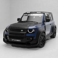 Defender 90/110/130 2020+ Carbon Fibre Front Bumper Trim - CT Design - view 6