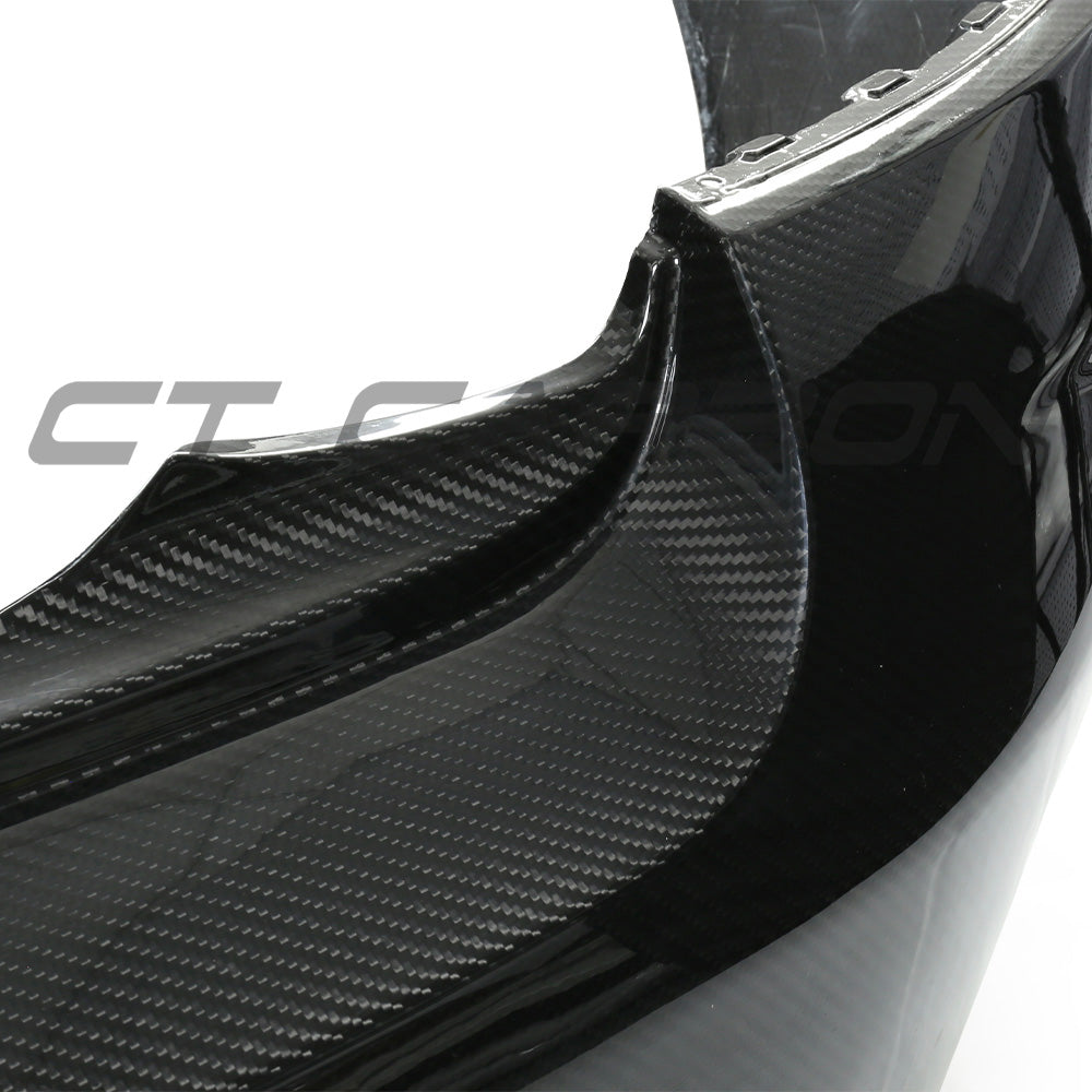 BMW F87 M2/M2C Carbon Pre-preg Fibre Rear Bumper - view 6