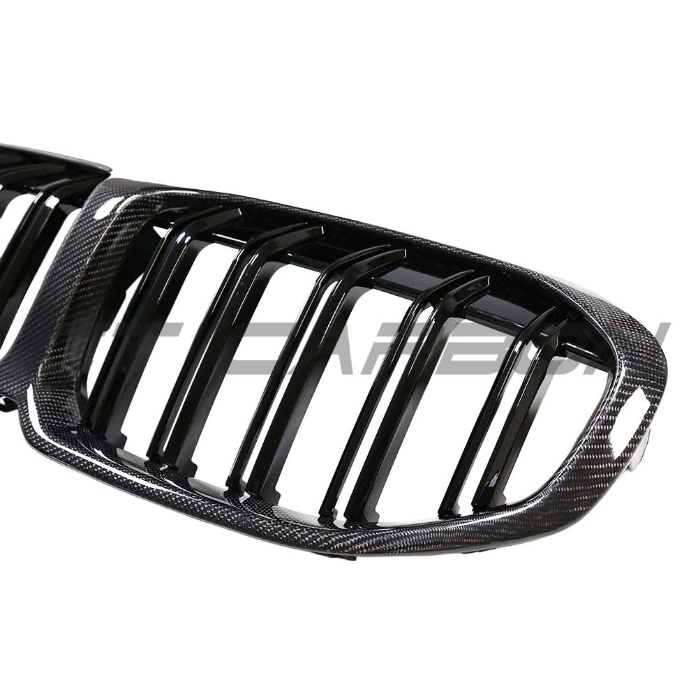BMW F40 1 Series 2019-2024 Carbon Fibre Front Grille - V1 - view 3