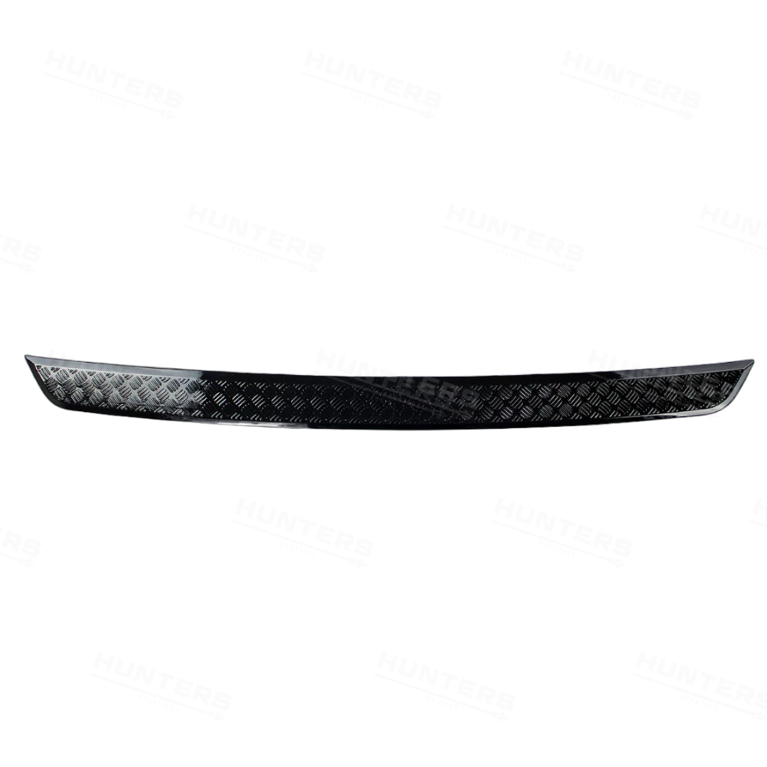 Defender L663 Chequer Plate Rear Bumper Scratch Protection Strip - V1