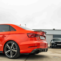 Audi RS3 8V Saloon Rear Carbon Diffuser With Dtm Light - view 12