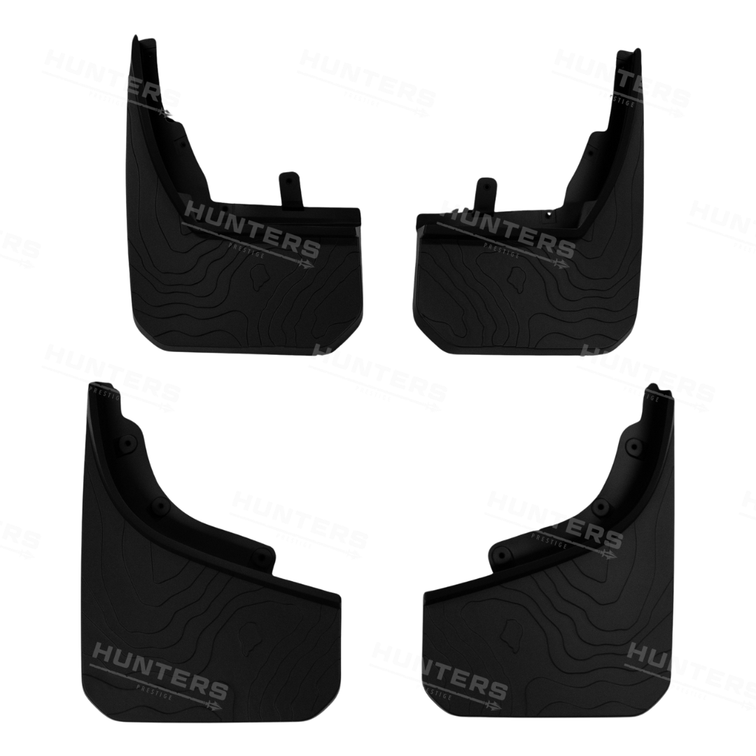 Defender L663 Topographic Front & Rear Mud Flap Kit