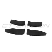 BMW M3/M4 G80/G81/G82/G83 2021+ Carbon Fibre Front Bumper Canards - V3 - view 2