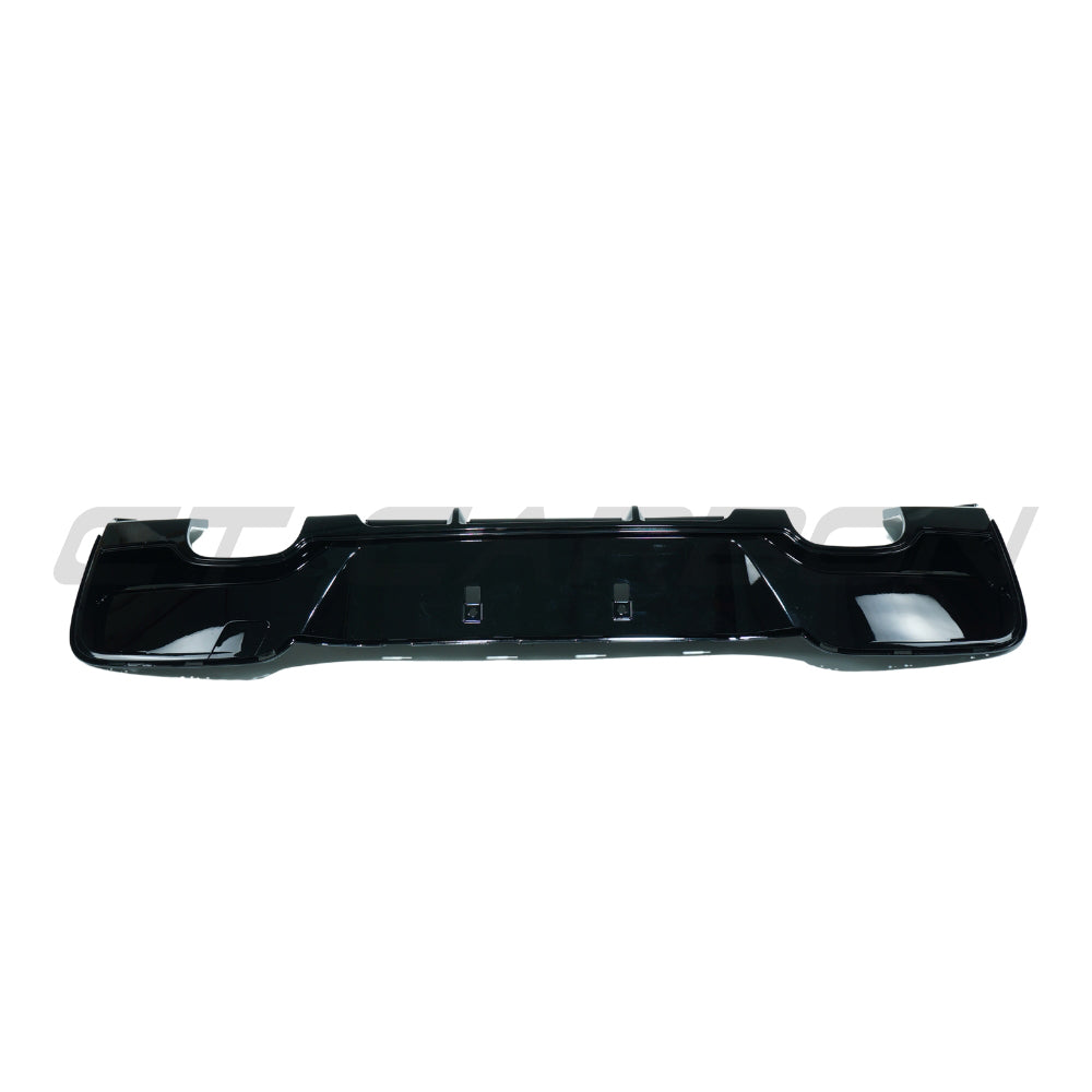 BMW 1 Series F20/F21 2012-2014 Pre-lci Gloss Black Diffuser - Quad Tip - view 2