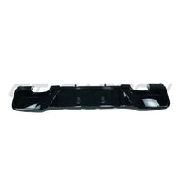 BMW 1 Series F20/F21 2012-2014 Pre-lci Gloss Black Diffuser - Quad Tip - view 2