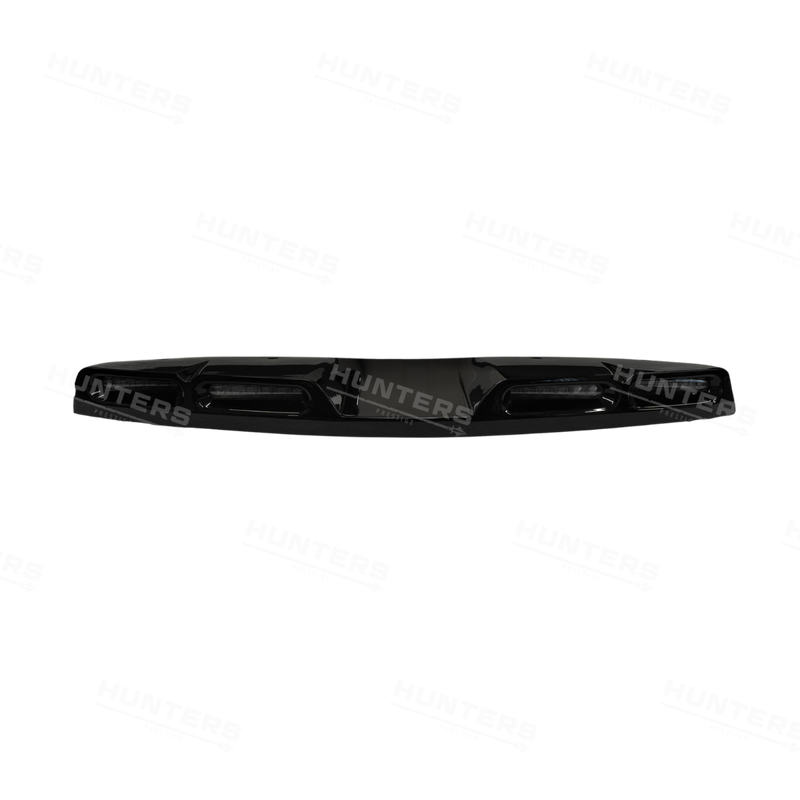 Defender L663 Gloss Black Roof Light Pod Kit