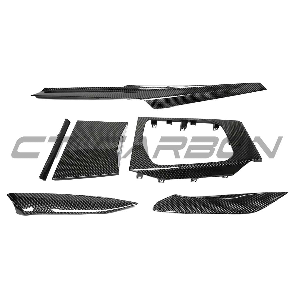 BMW Gxx 2022-2024 Carbon Fibre Center Console Trim - Lhd - view 2