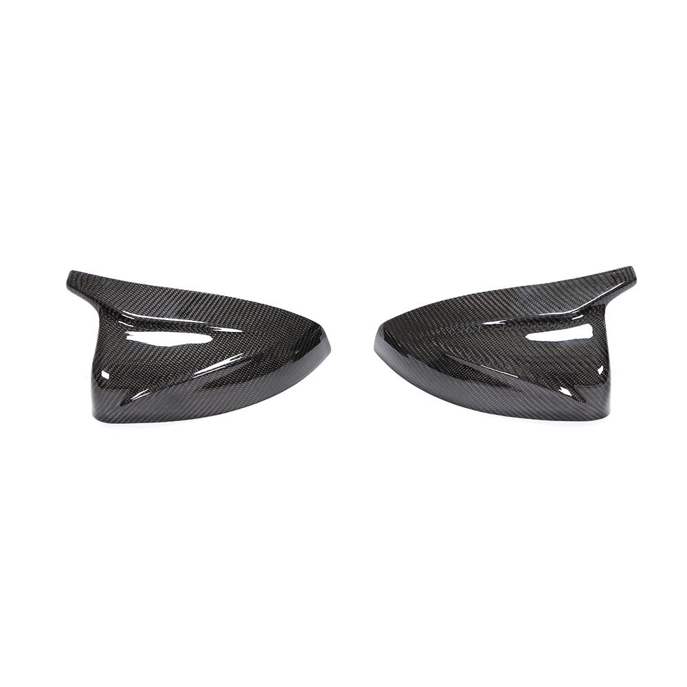 Audi A3 S3 RS3 8V Carbon Fibre Mirror Covers V2 - Without Lane Assist
