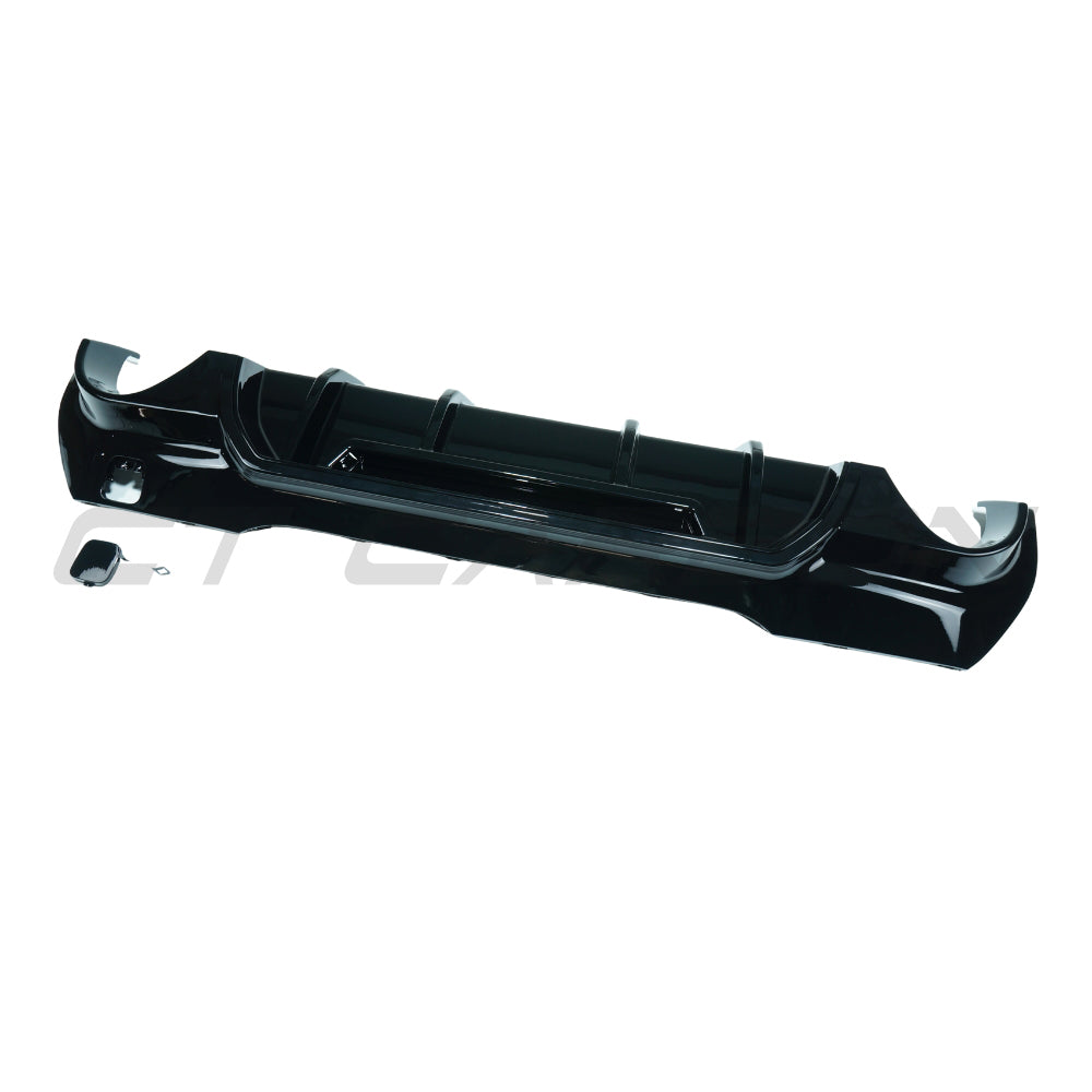 BMW F40 1 Series 2019-2024 Gloss Black Diffuser - Dual Exit - V1 - view 2