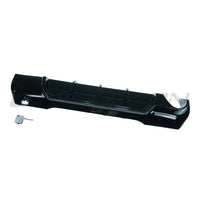 BMW F40 1 Series 2019-2024 Gloss Black Diffuser - Single Exit - V2 - view 2