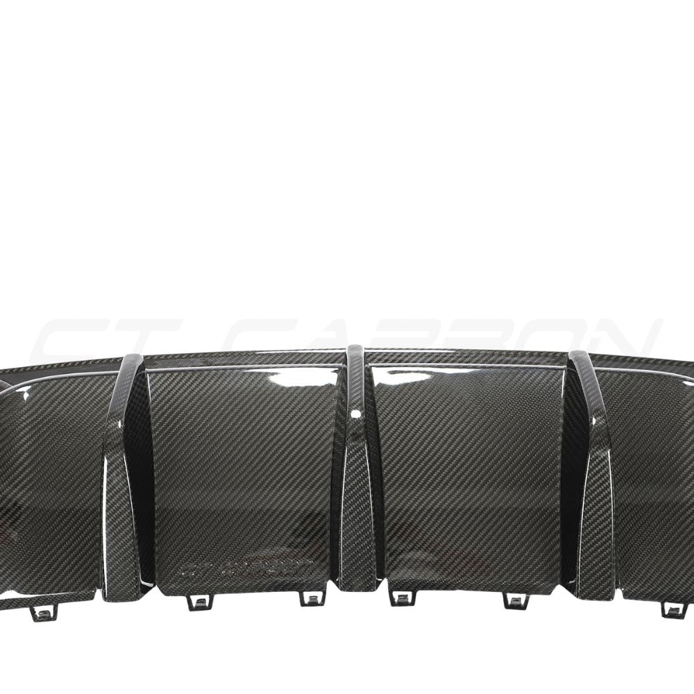 Audi RS3 8Y 2022-2024 Saloon Carbon Fibre Diffuser V1 - CT Design - view 6