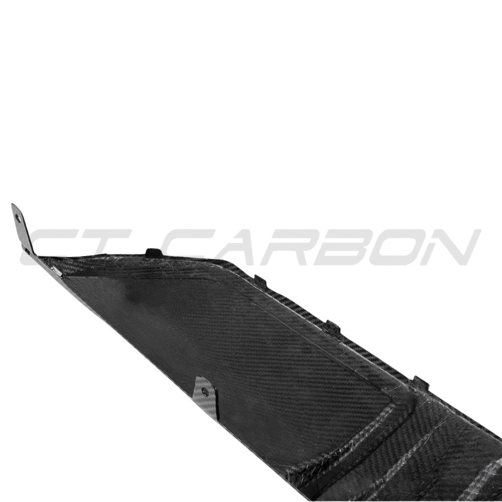 BMW 3 Series G20/G21 2022+ LCI Carbon Fibre Diffuser - Round Tips - V1 - view 3