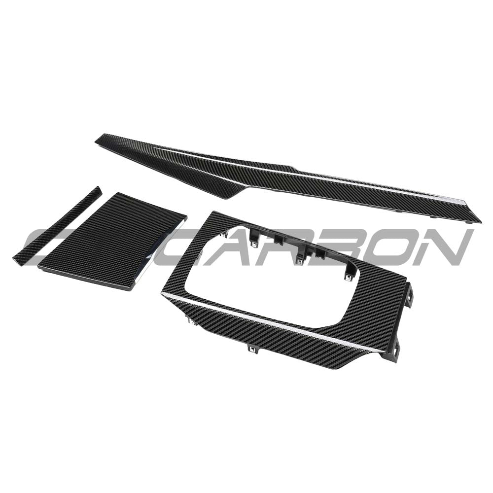BMW Gxx 2022-2024 Carbon Fibre Center Console Trim - Rhd - view 2