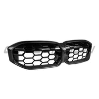 BMW 3 Series G20/G21 LCI 2022+ Carbon Fibre Diamond Slat Grille - view 2