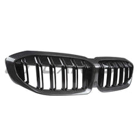 BMW 3 Series G20/G21 2018-2022 Carbon Fibre Double Slat Grille - view 2
