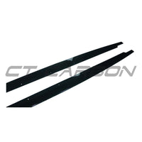 BMW M3 E90/E92 2006-2013 Gloss Black Side Skirts - V2 - view 2