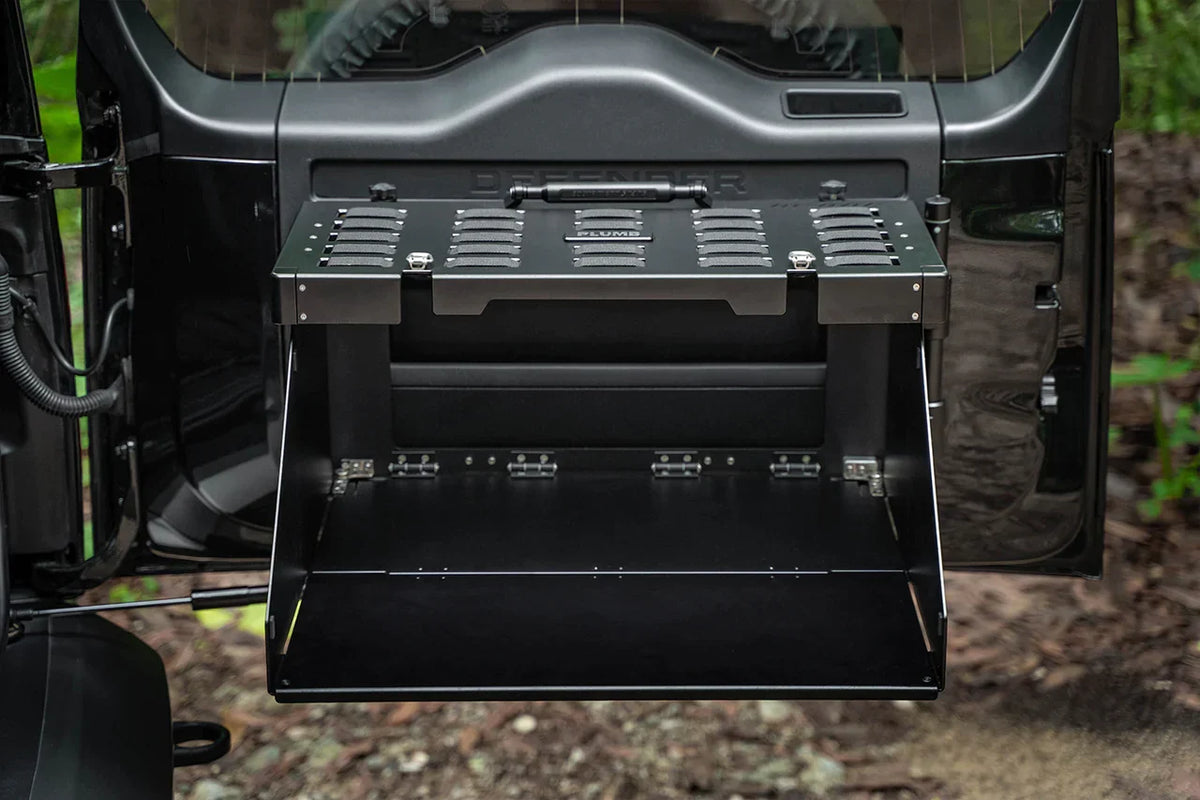 Defender L663 Plumb Rear Tailgate Mounted Table - view 6