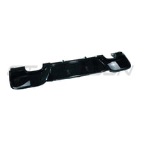 BMW 1 Series F20/F21 2012-2014 Pre-lci Gloss Black Diffuser - Quad Tip - view 3