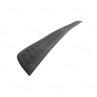 Defender L663 Chequer Plate Rear Bumper Scratch Protection Strip - V1 - view 3