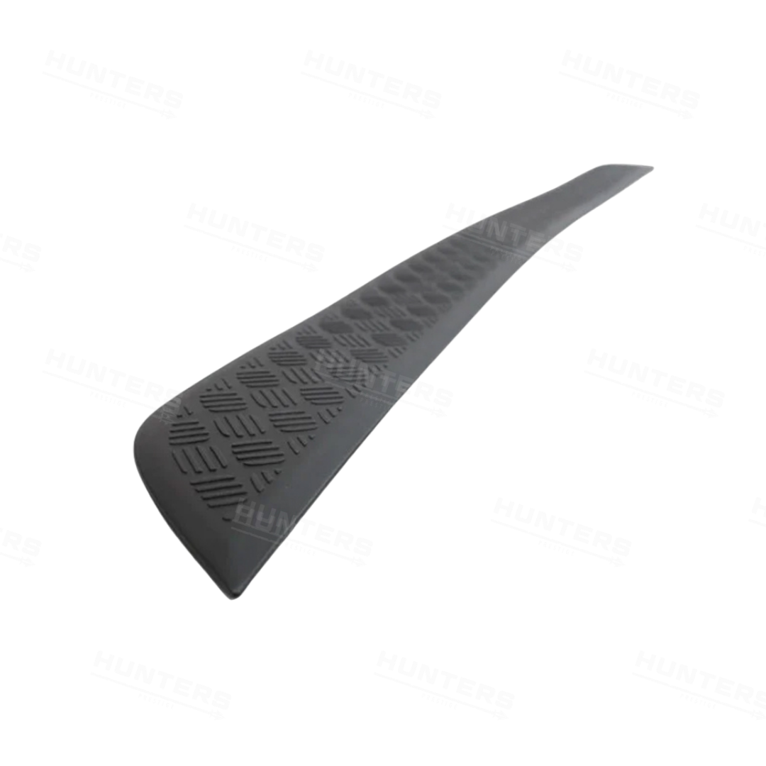Defender L663 Chequer Plate Rear Bumper Scratch Protection Strip - V1 - view 3