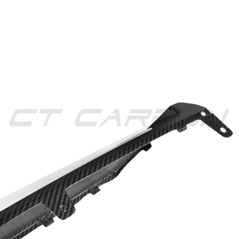 BMW 3 Series G20/G21 2022+ LCI Carbon Fibre Diffuser - Round Tips - V1 - view 4