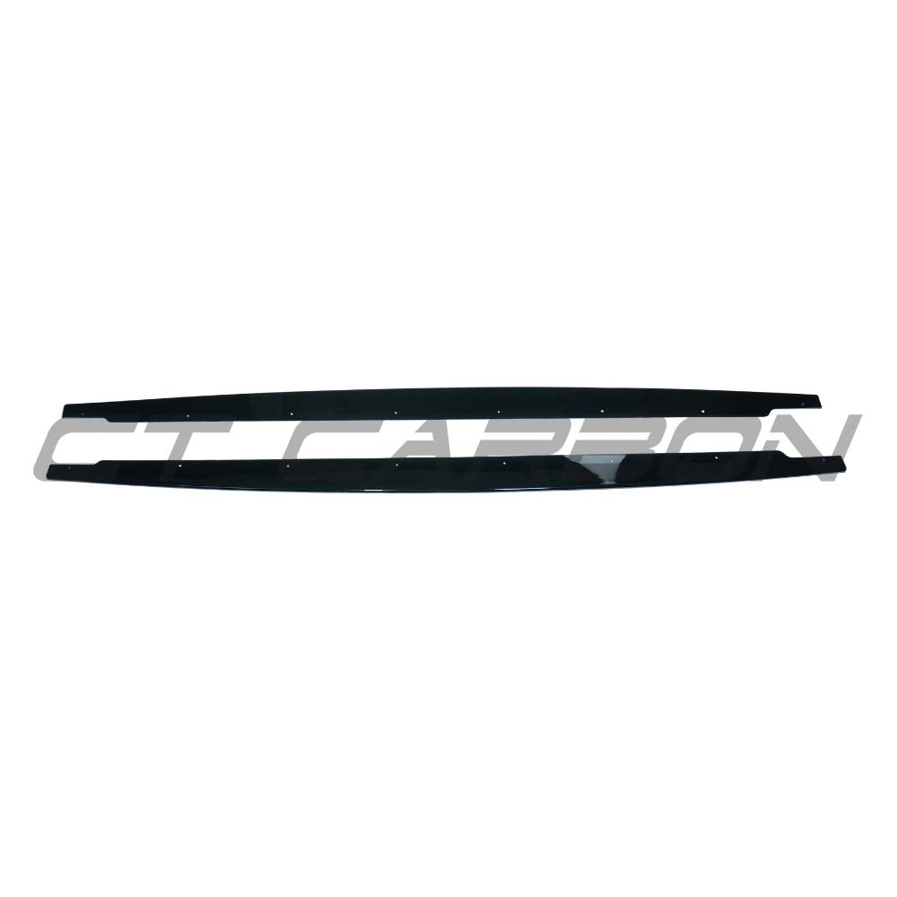 BMW M3 E90/E92 2006-2013 Gloss Black Side Skirts - V2 - view 3