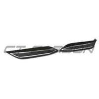 BMW M3/M4 (F80 F82 F83) 2014-2020 Upper Front Carbon Fibre Canards - view 3