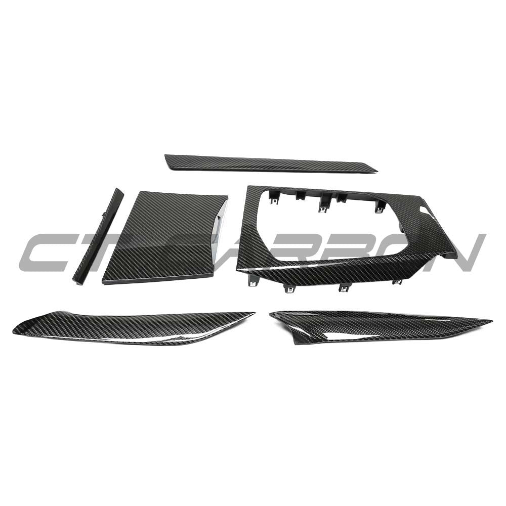 BMW Gxx 2020-2021 Carbon Fibre Center Console Trim - Lhd - view 3