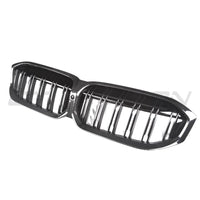 BMW 3 Series G20/G21 LCI 2022+ Carbon Fibre Double Slat Grille - view 4