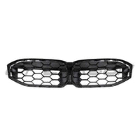 BMW 3 Series G20/G21 LCI 2022+ Carbon Fibre Diamond Slat Grille - view 4