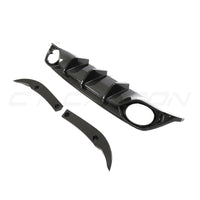 Audi RS3 8Y 2022-2024 Saloon Carbon Fibre Diffuser V1 - CT Design - view 9