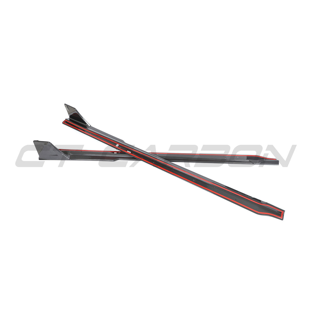 BMW G87 M2 2023+ Carbon Fibre Side Skirts - V3 - view 4